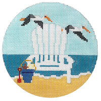 Adirondack Chair with Pelicans