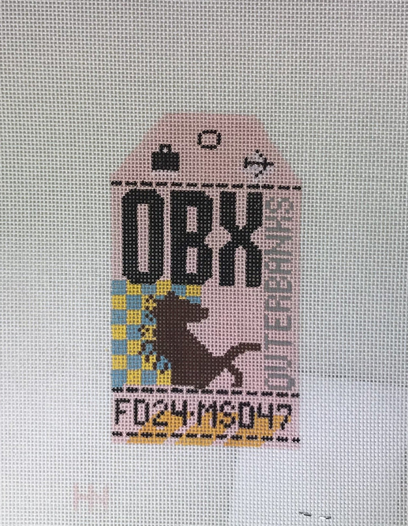 Retro Travel Tag · Outer Banks