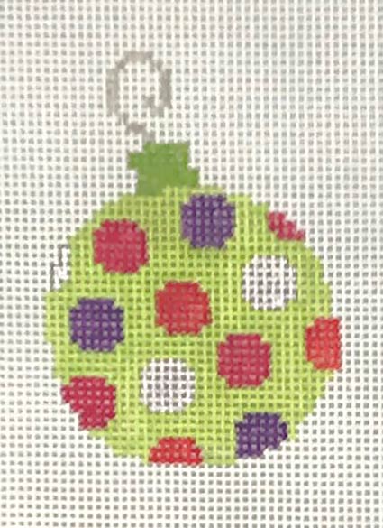 Dots on Green Bauble