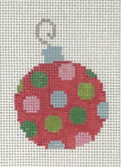 Red Bauble w/Dots