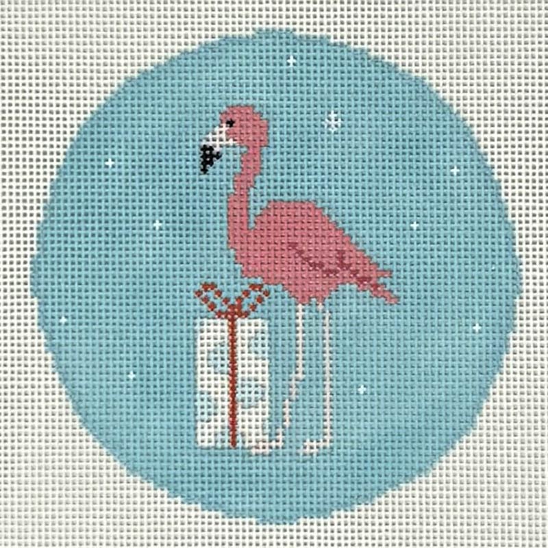 Flamingo with Dots on Package