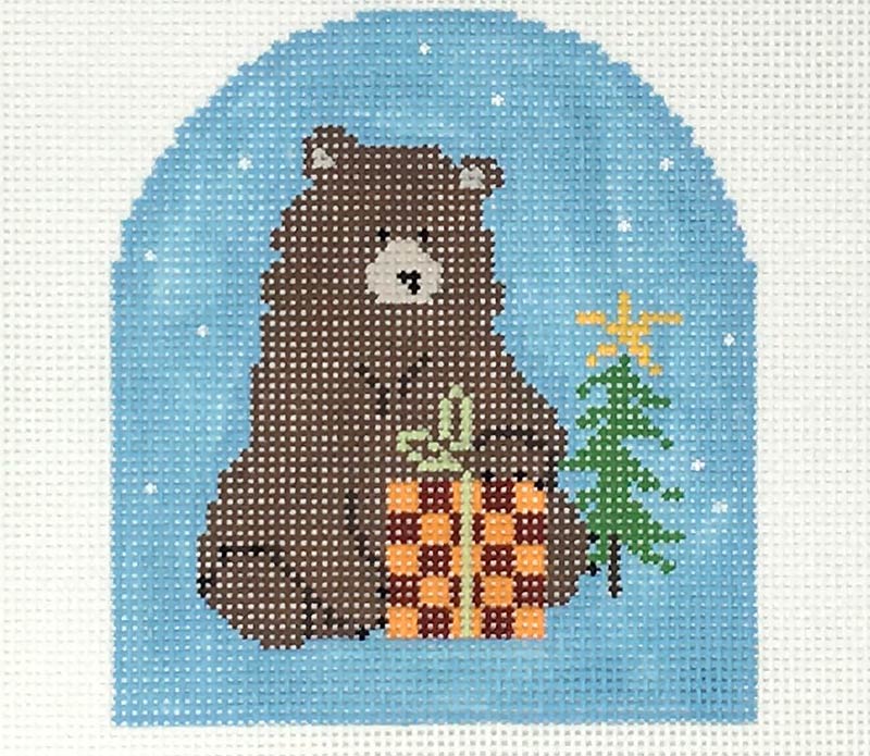 Bear with Checkered Package