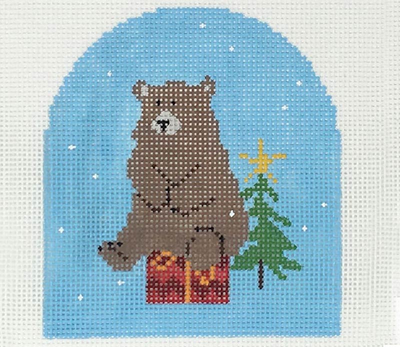 Bear Sitting on Package