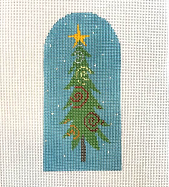 Reindeer Tree with Swirls