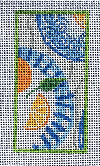 Blue Plate Eyeglass Case