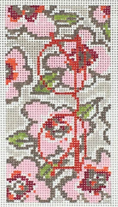 Pink Flowers Eyeglass Case