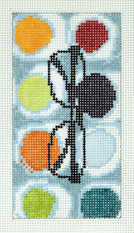 Colored Dots Eyeglass Case
