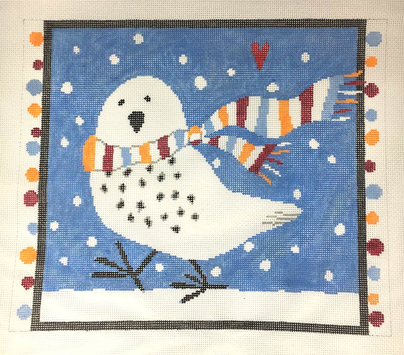 Snowy Owl with Scarf