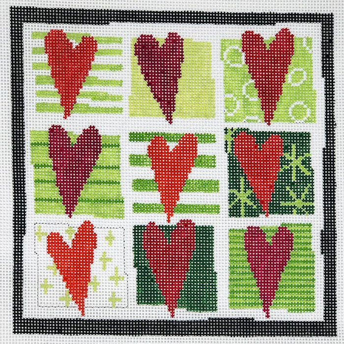 Hearts with Green