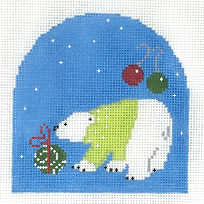 Polar Bear Lime Green Sweater