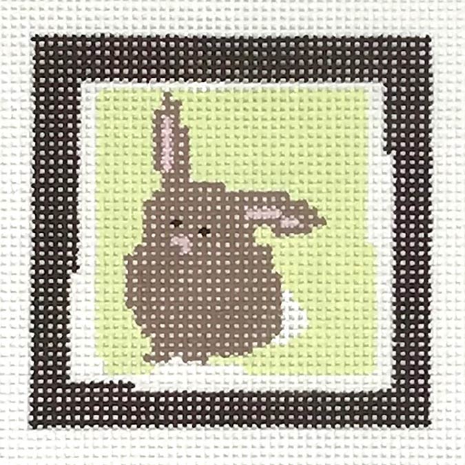 Bunny Yellow Background