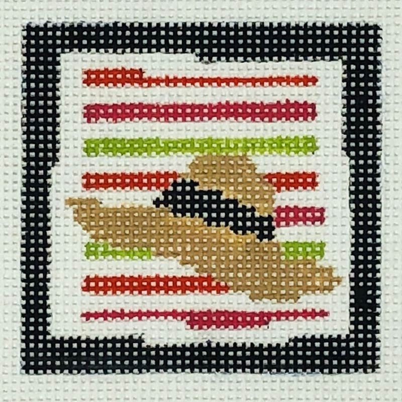 Straw Hat Multi Stripes