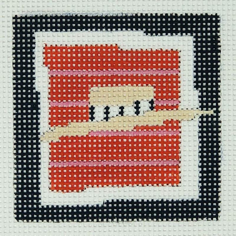 Straw Hat Red & Pink Stripes