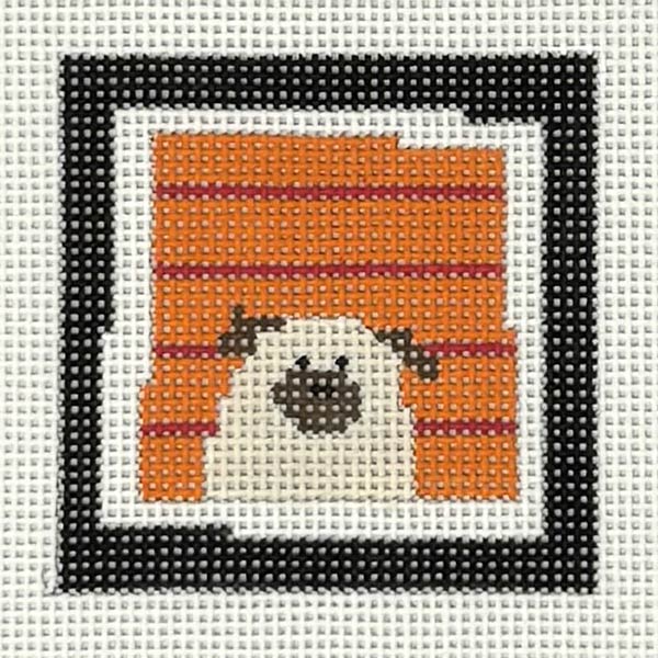 Dog with Mango Stripes with Red