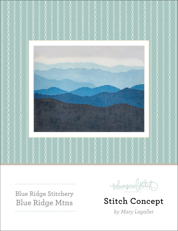 Stitch Guide for Blue Ridge Mountains BRS-P1A by Mary Legallet