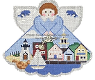 Angel with charms: Nantucket (Harbor village)