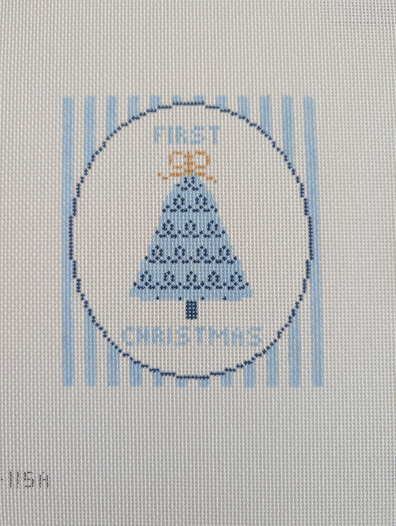 First Christmas - Blue Xmas Tree