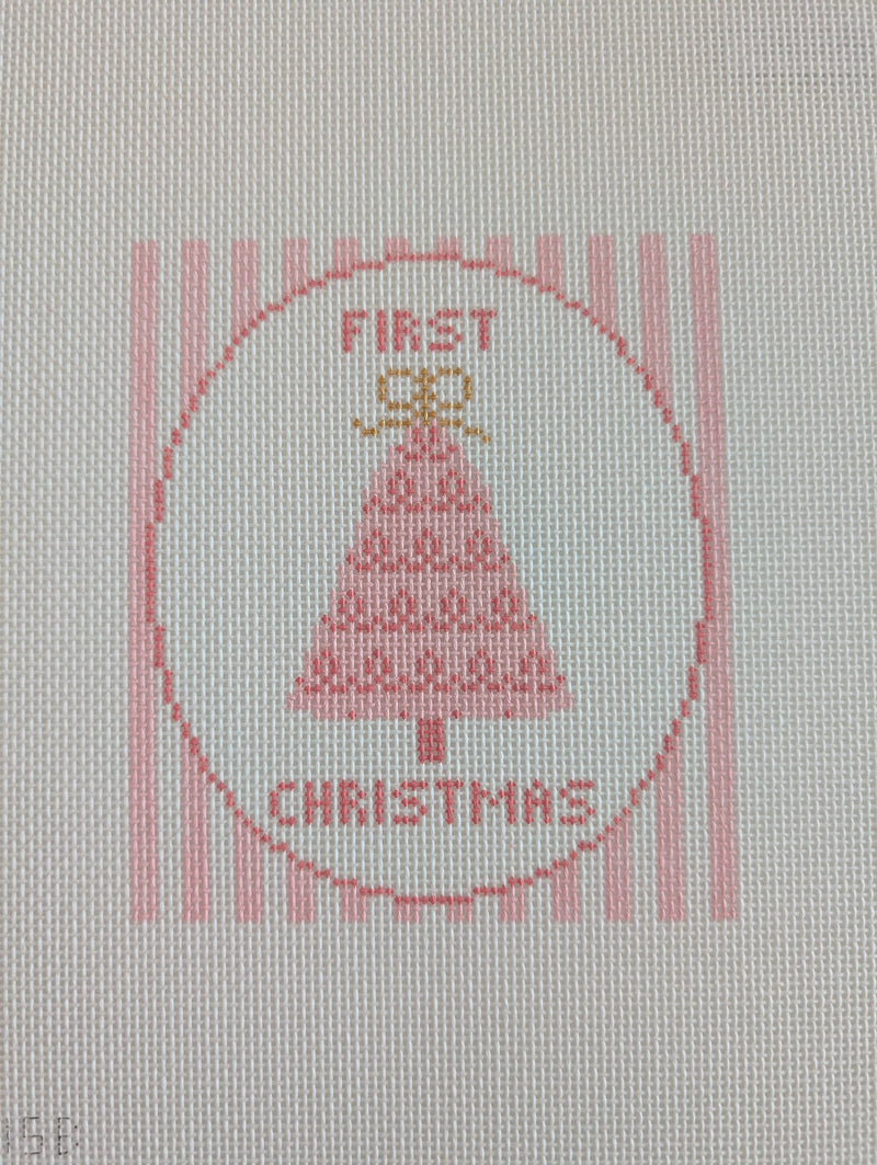 First Christmas - Pink Xmas Tree