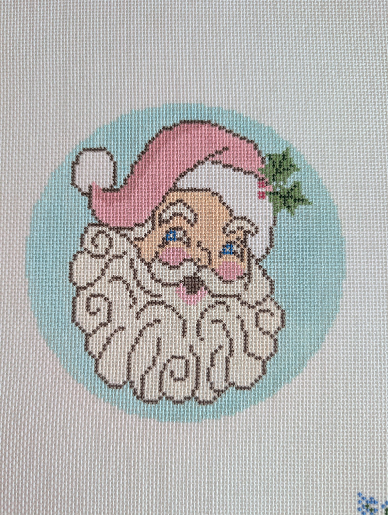 Santa w Pink Hat