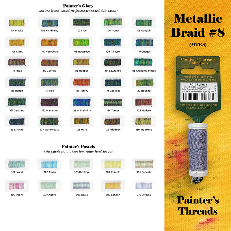 Painter's Thread · Metallic Braid #8