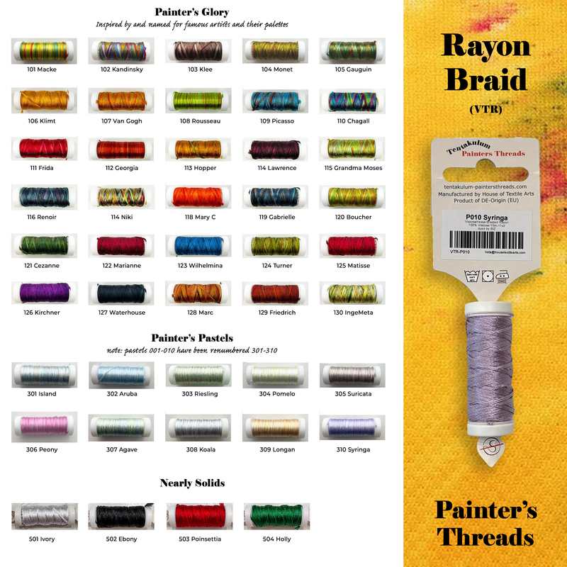 Painter's Thread · Rayon Braid