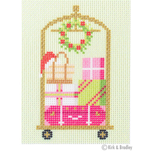 Palm Beach Christmas - Luggage Cart