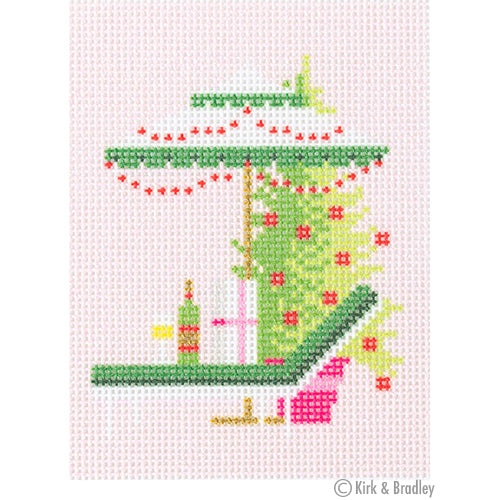 Palm Beach Christmas - Sun Lounger