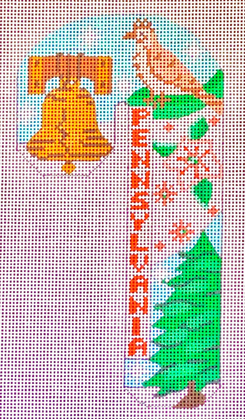 Travel Candy Cane - Pennsylvania