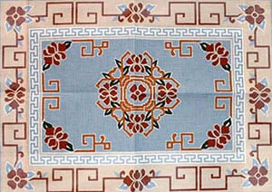 Chinese Floral - French Blue