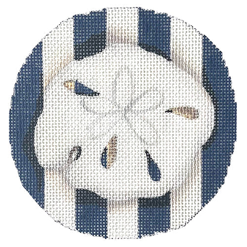 Sand Dollar/Stripes Round