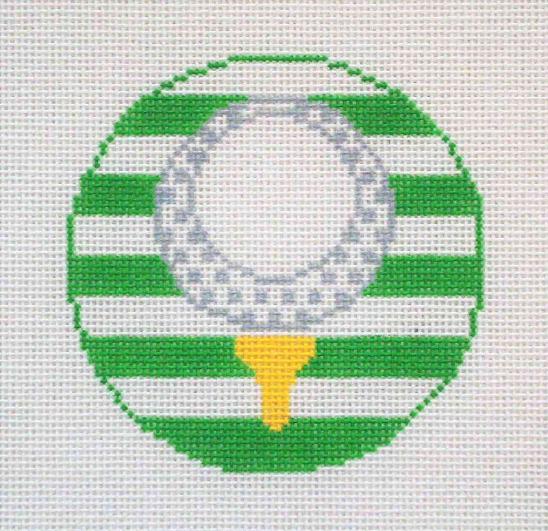 Golf Ball Monogram Round