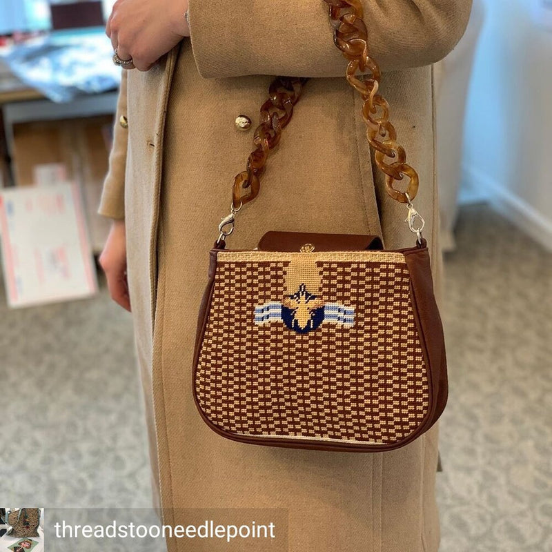 Large Nantucket Basket with Bee