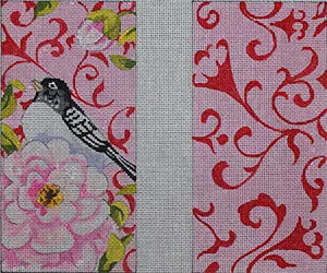 Double Eyeglass Case - Bird/Rose