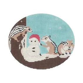 Chipmunks Decorating Tree