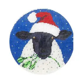 Lamb in Santa Hat