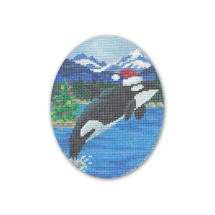 Orca w/Santa Hat