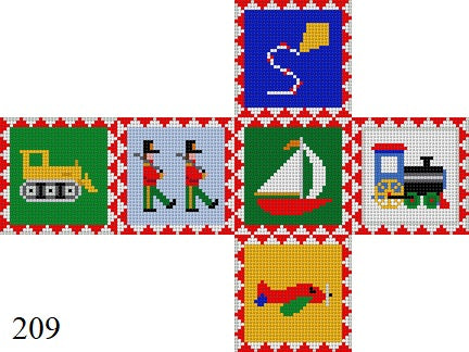 Boy Toys, 2" Cube - 18 mesh