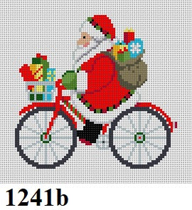 Biking Santa