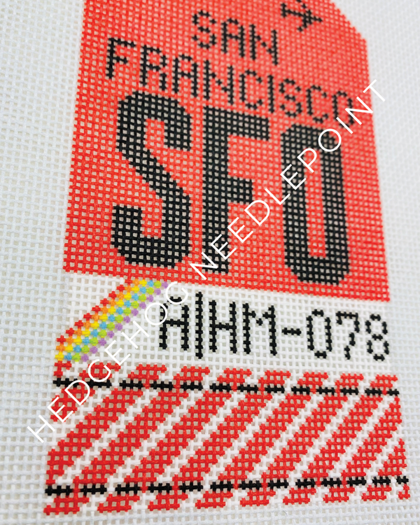 Retro Travel Tag · San Francisco
