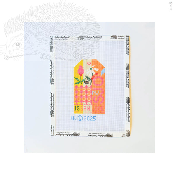 Retro Travel Tag · San Jose Costa Rica