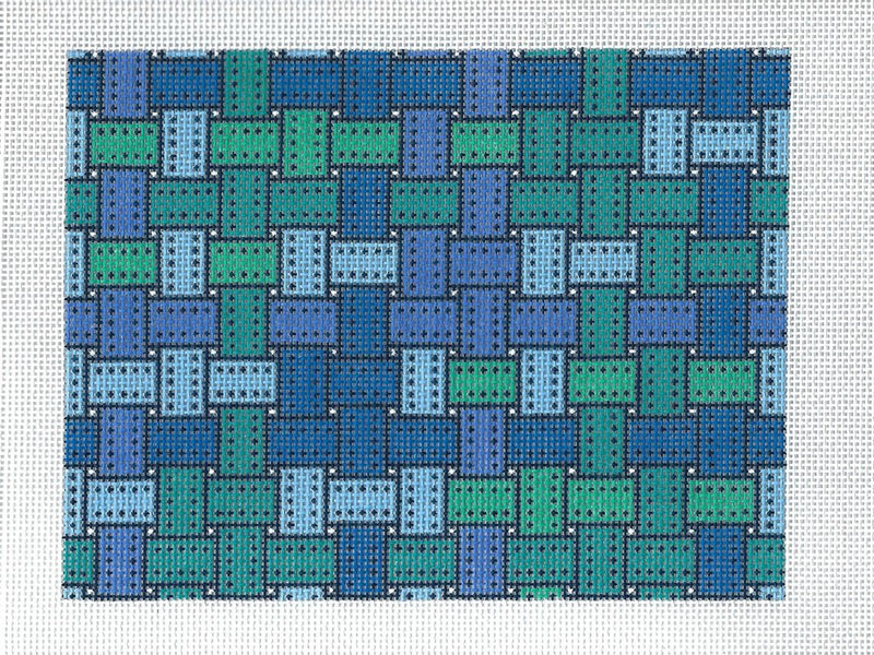 Ribbon Clutch - Blue Haze 7 x 9