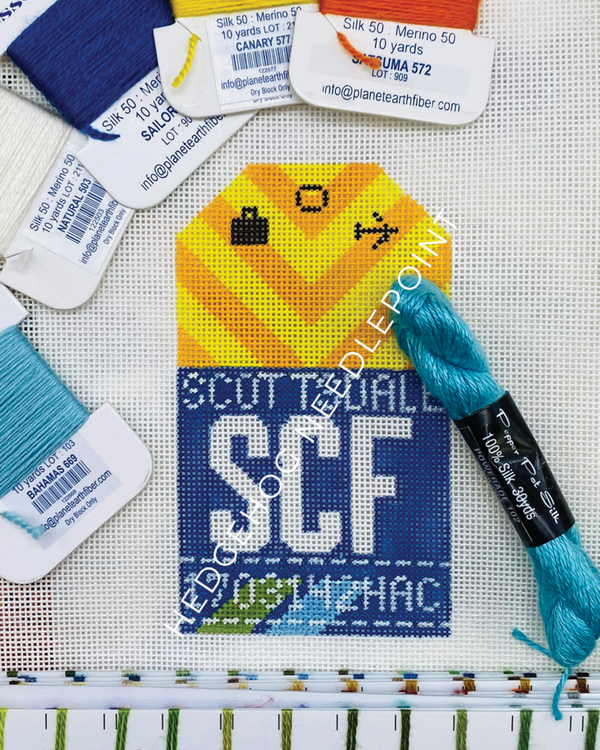 Retro Travel Tag · Scottsdale