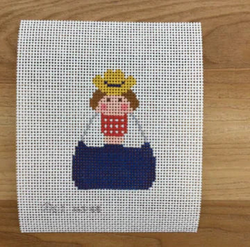 Angel with Cowboy Hat