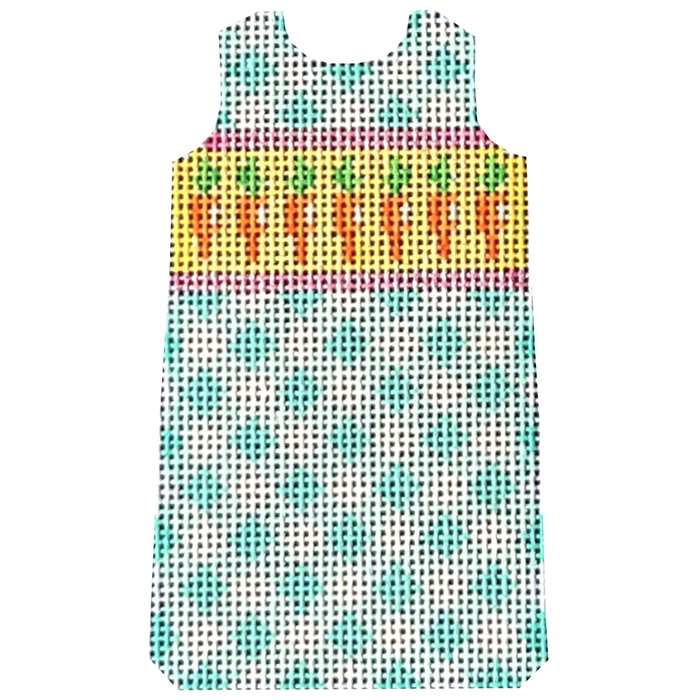 Carrots/Gingham Mini Shift