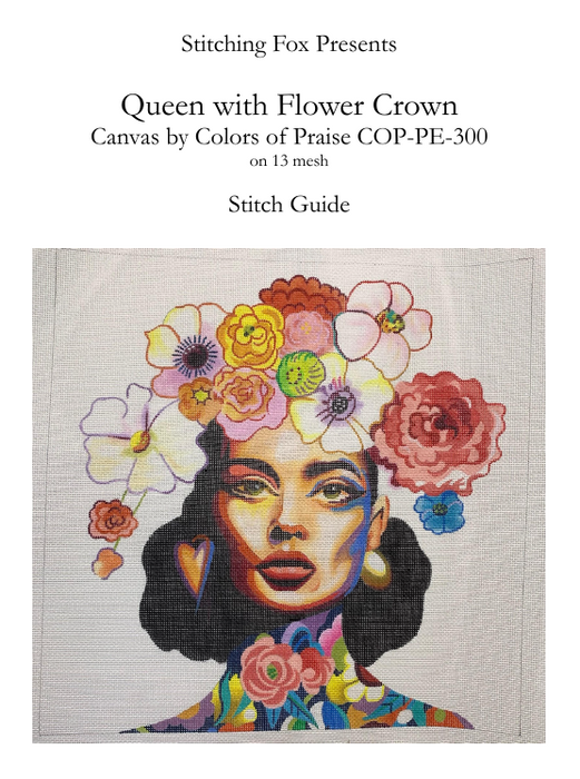 Stitch Guide for Queen with Flower Crown