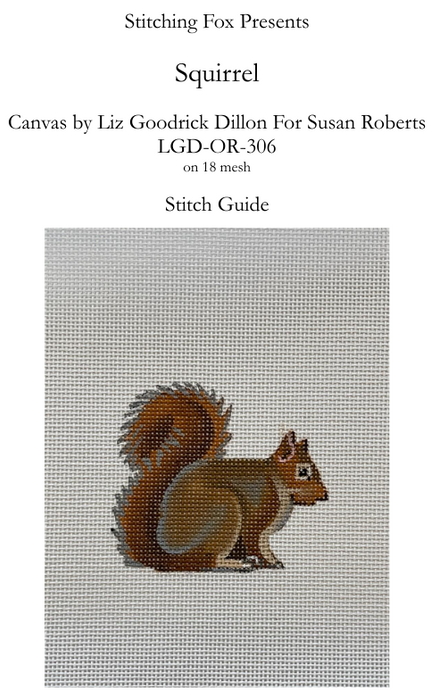 Stitch Guide for Squirrel