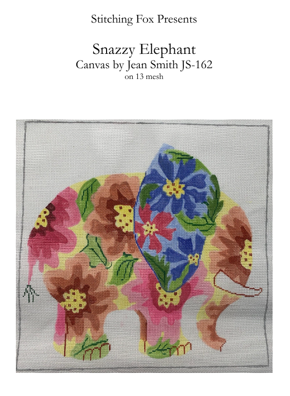 Stitch Guide for Snazzy Elephant