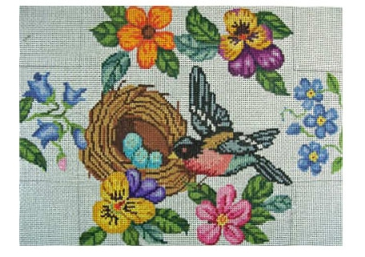 Birds And Flower Brick Cover