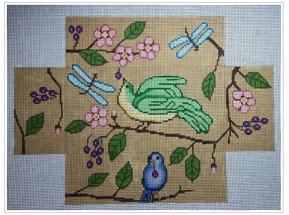 Birds Brick Cover - Beige