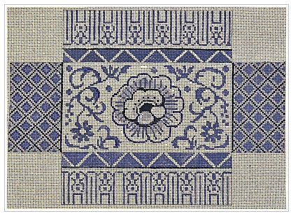 Blue And White Brick Cover